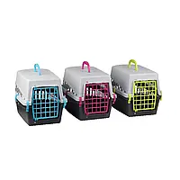 Переноска Georplast Black Edition для собак, сіро-чорний, 50×33×32 см