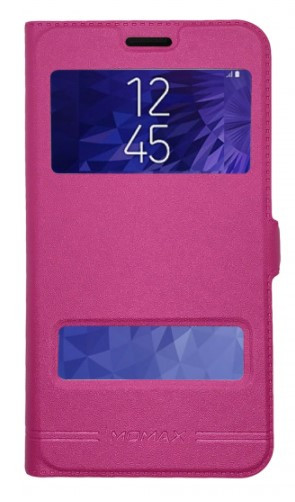 Чохол-книжка "Momax" для Samsung J250 / J2 2018 Рожевий