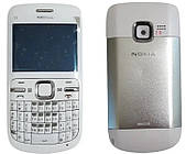 Корпус Nokia C3-00 white-silver
