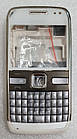 Корпус Nokia E72 з клавіатурою white-silver
