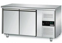 Холодильний стіл на 2 двері без борту GGM KTS147ND#2T (-2...+8°С) 1,36х0,7 м
