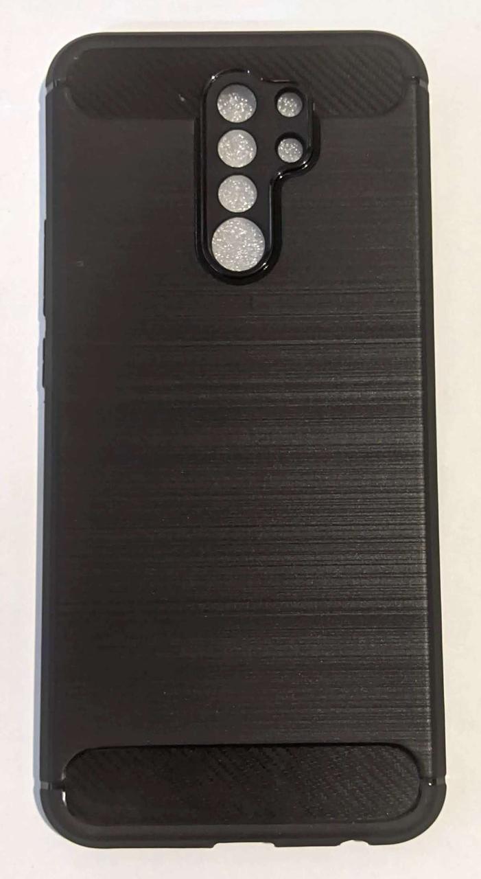 Силіконовий чохол "Brushed" для Xiaomi Redmi 9 Black, фото 1