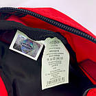 Сумка на пояс червона молодіжна для хлопця Сумка поясна тканева бананка Eastpak Doggy Bag на блискавці, фото 8