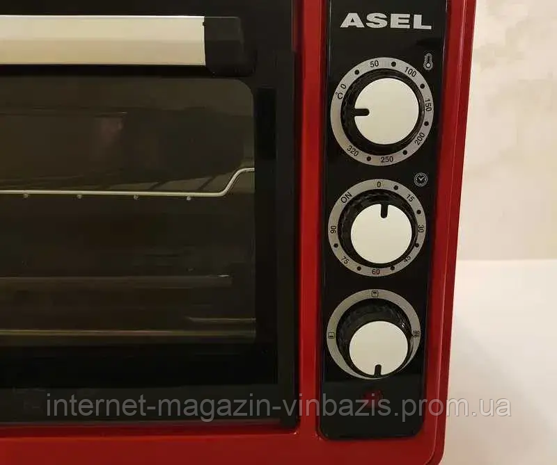 Электропечь, Духовка Asel 50л AF-50-23 (Турция) Настольная Печка.