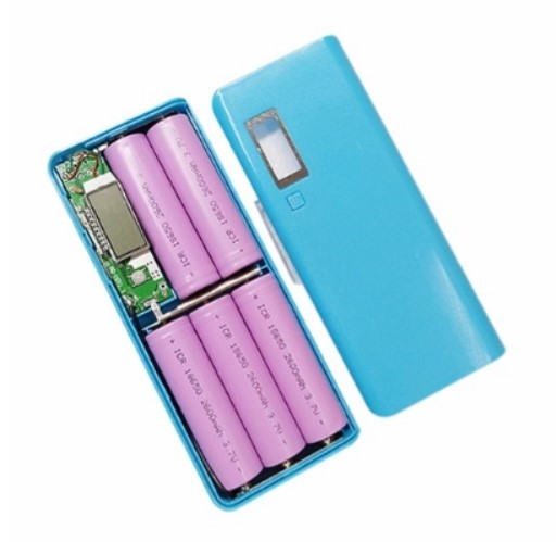 Корпус для Power Bank 5 Акб 18650 Blue, фото 1