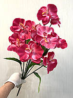 Букет штучної орхідеї ( 50 см , 10 квіток на гілці ), фото 3