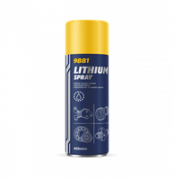 Lithium spray / Универсальная водостойкая литиевая смазка (аэрозоль) Mannol 400ml