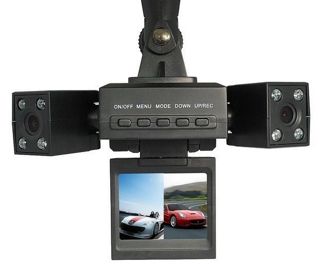 Автомобильный видеорегистратор DVR Two Camera Car - фото 4 - id-p1789697289