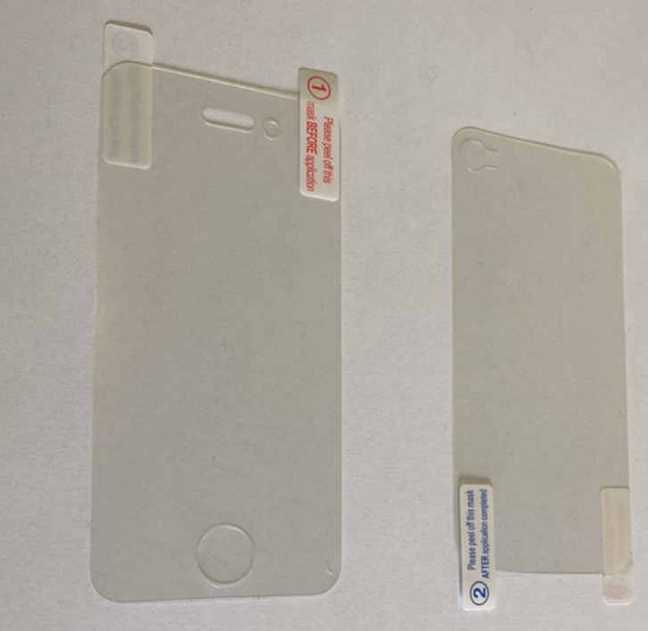 Плівка на дисплей "VIVZ AND KAQIS" iphone 4G 2 СТОРОНИ ГЛЯНС