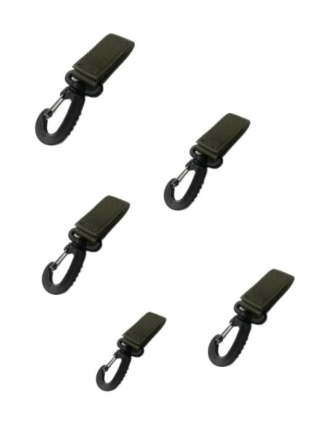Петля з карабіном 5 штук VS Thermal Eco Bag хакі колір