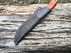 Ніж фінка з дамаської сталі s-124-1, фото 5