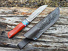 Ніж фінка з дамаської сталі s-124-1, фото 3
