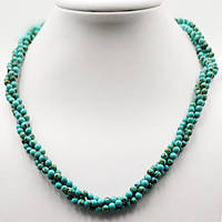 Буси Плетені три Нитки Зелений 47 см