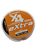 Шнур Zemex EXTRA X4 150 m 0.4 PE d 0.104mm orange (00-00003388)