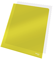 Папка-куточок жовта А4 формат 150 мкм, Esselte