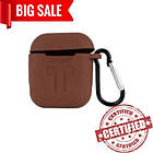 ЧОХОЛ ДЛЯ AIRPODS (SLIM+CARBINE) BROWN