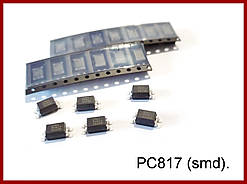 Оптопара PC817, smd-4