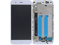 Модуль (сенсор + дисплей) Xiaomi Mi A1 white + frame