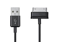 USB кабель  для Samsung  P1000 1m (30 pin) в упаковке чёрный