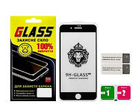 Защитное стекло  для Apple  iPhone 7 Plus/8 Plus Full Glue Lion (0.3 мм, 2.5D, чёрное)