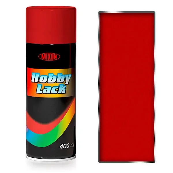 Аерозольна фарба металік MIXON HOBBY LACK 400ml червона 5040