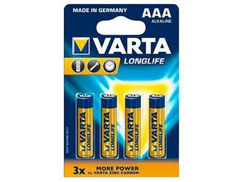 Батарейка VARTA LONGLIFE R-3 ААА алкалайн BOC292522