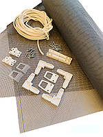 Комплект набор для ремонта москитной сетки для окна на петлях