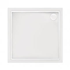 Душовий піддон акриловий TERN 301112 квадратний Qtap 100x100x12