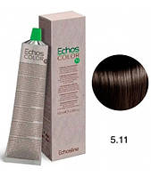 Крем-фарба для волосся Echosline Echos Color Colouring Cream колір Дуже холодний світлий шатен 5.11