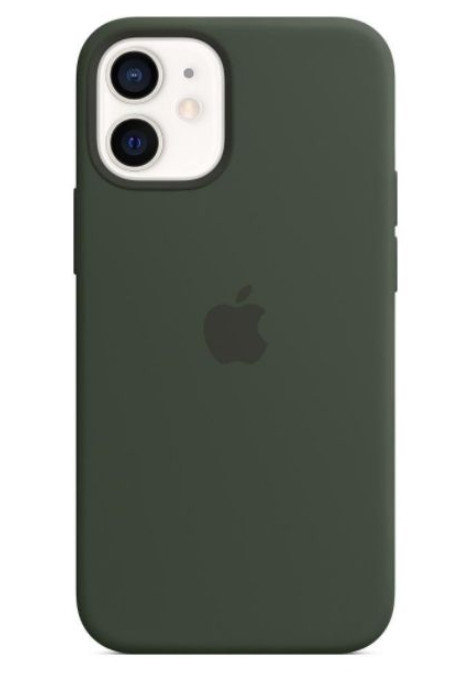 Чохол (Sillicon Case) для iPhone 12 mini with magsafe and splash Cyprus Green