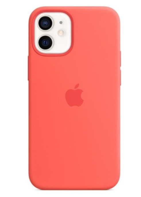 Чохол (Sillicon Case) для iPhone 12 mini with magsafe and splash Pink Citrus