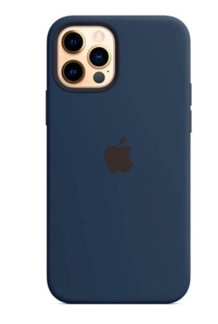 Чохол (Sillicon Case) для iPhone 12 Pro Max with magsafe and splash Deep Navy