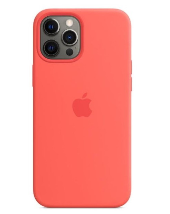Чохол (Sillicon Case) для iPhone 12 Pro Max with magsafe and splash Pink Citrus