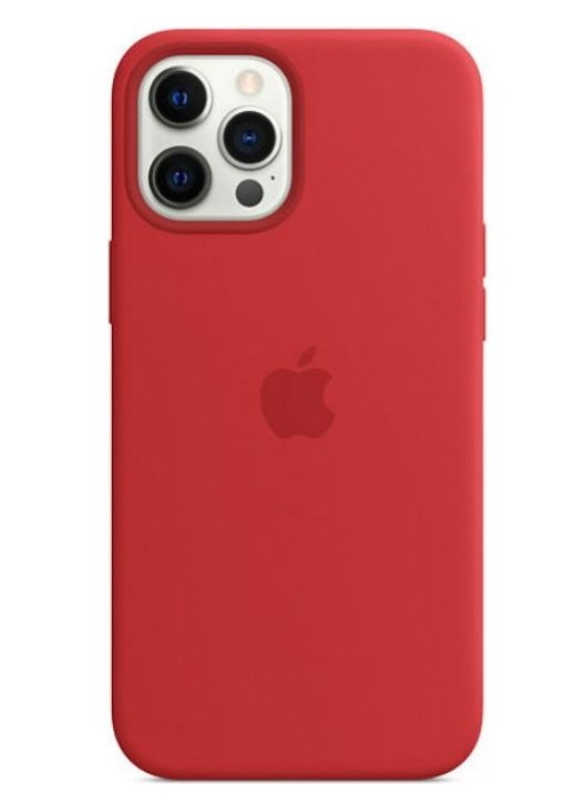 Чохол (Sillicon Case) для iPhone 12 Pro Max with magsafe and splash Red