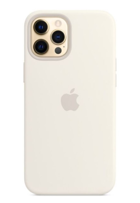Чохол (Sillicon Case) для iPhone 12 Pro Max with magsafe and splash White
