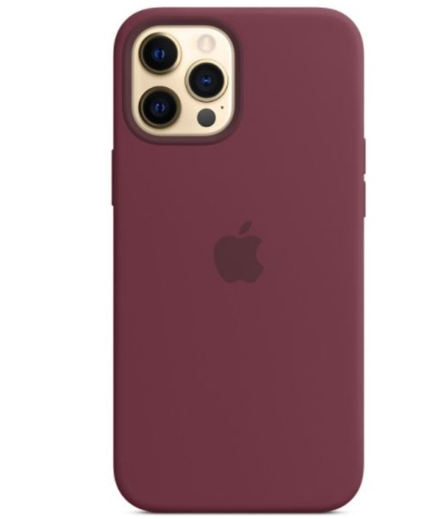 Чохол (Sillicon Case) для iPhone 12 Pro Max with magsafe Plum