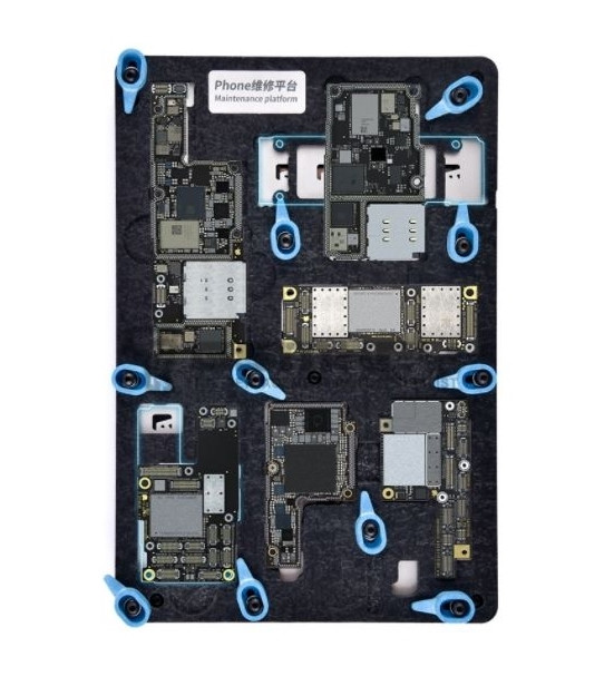 Фіксатор-платформа QianLi (6 in 1) для розпаювання і реболла (iPhone X/XS/XS Max/11/11 Pro/11 Pro Max)