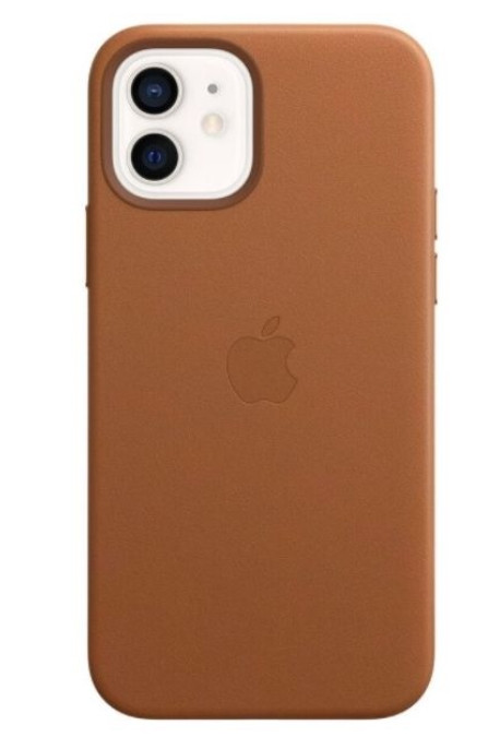 Чохол (Leather case) для iPhone 12 / iPhone 12 Pro with magsafe Saddle Brown