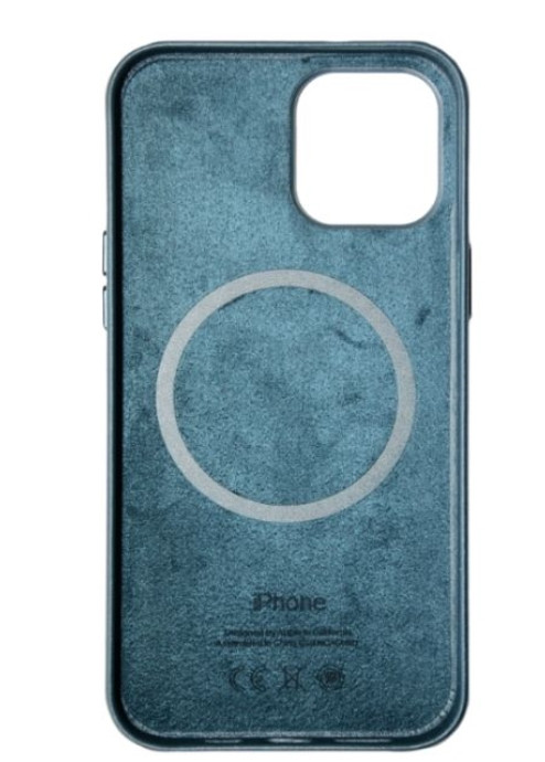 Чохол (Leather Case) для iPhone 12 mini with magsafe Blue Lake