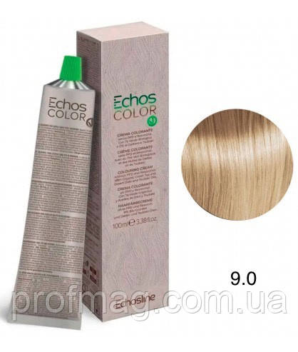 Крем-фарба для волосся Echosline Echos Color Colouring Cream колір Дуже світлий блонд 9.0