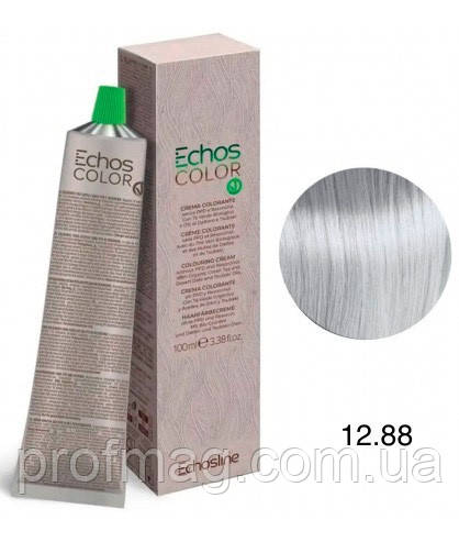 Крем-фарба для волосся Echosline Echos Color Colouring Cream колір Попелястий екстраплатеновий блонд 12.88