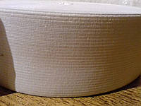 Резинка швейная на конусе/эластичная лента 10 см белая
