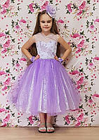 Нарядное праздничное выпускное детское платье ретро стиляги 23-09