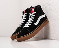 Кеды Vans SK-8 Hi Black White Gum (Ванс Олд Скул высокие черно-белые)