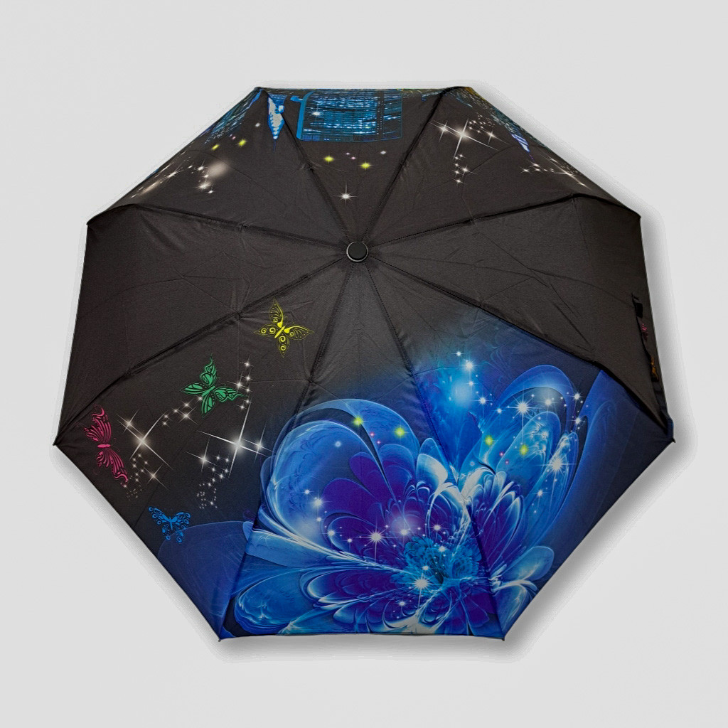 Жіноча парасолька напівавтомат 8 карбонових спиць від фірми "SL" - фото 2 - id-p1791146072
