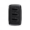 Зарядний пристрій USB Baseus Compact Charger 3U 3USB 17W EU Black, фото 3