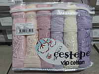 Кухонные полотенца махровые Cestepe Vip Cotton 6шт, 30*50см