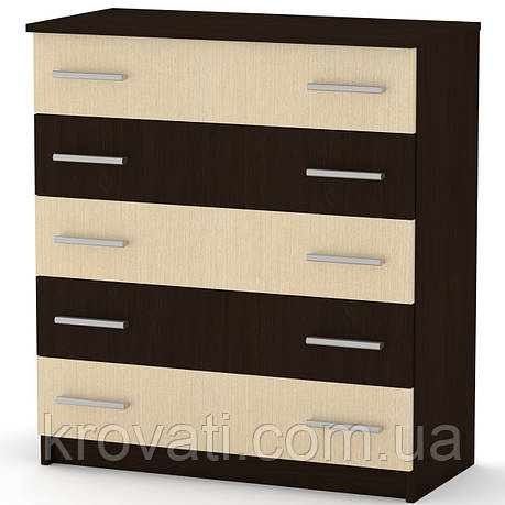 Комод для дитячої 5Л Компаніт, Венге комбі, фото 1