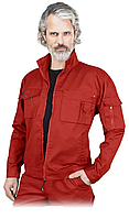 Мужская рабочая куртка стойкая к истиранию Lebber&Hollman Польша (одежда для работников) LH-WILSTER красная