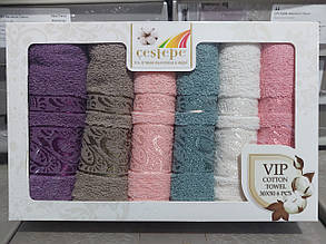 Кухонні рушники Cestepe Vip Cotton 6шт, 30*50см